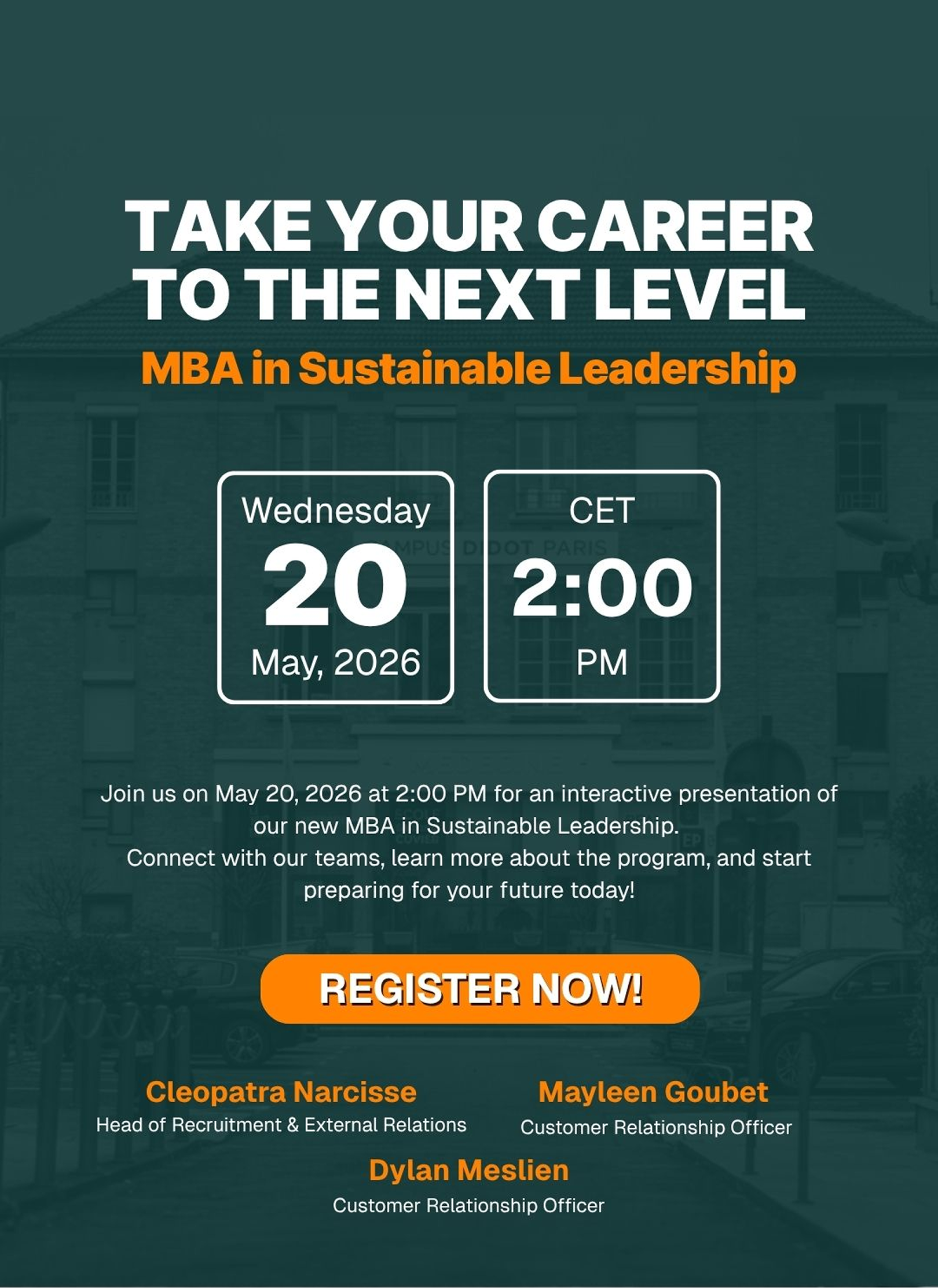 Elevate Your Career with an MBA in Sustainable Leadership
